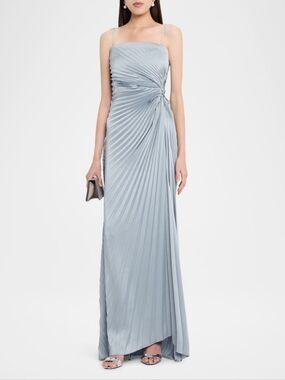 A.L.C. layla pleated gown - spearmint